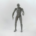 Starall Action Figure, posable mannequin, posable, posable, illustration, product shot, anime, manga, male, figure, white background, pose,