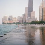 Chicago skyline seen from the lakefront
